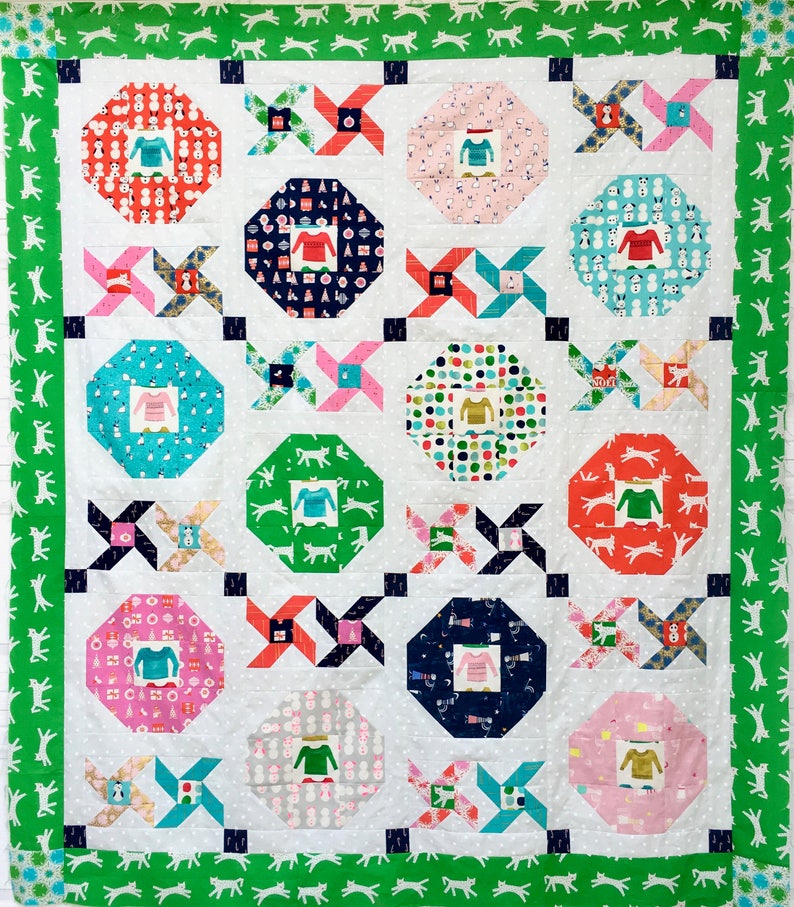 Christmas Party Quilt Pattern (Digital Pattern) - Jedi Craft Girl