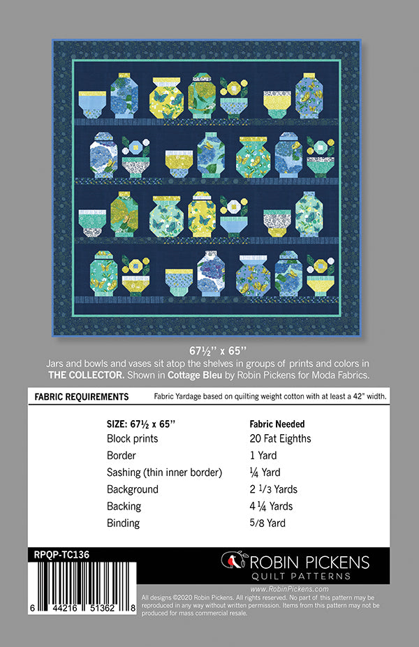 The Collector Quilt Pattern - Robin Pickens