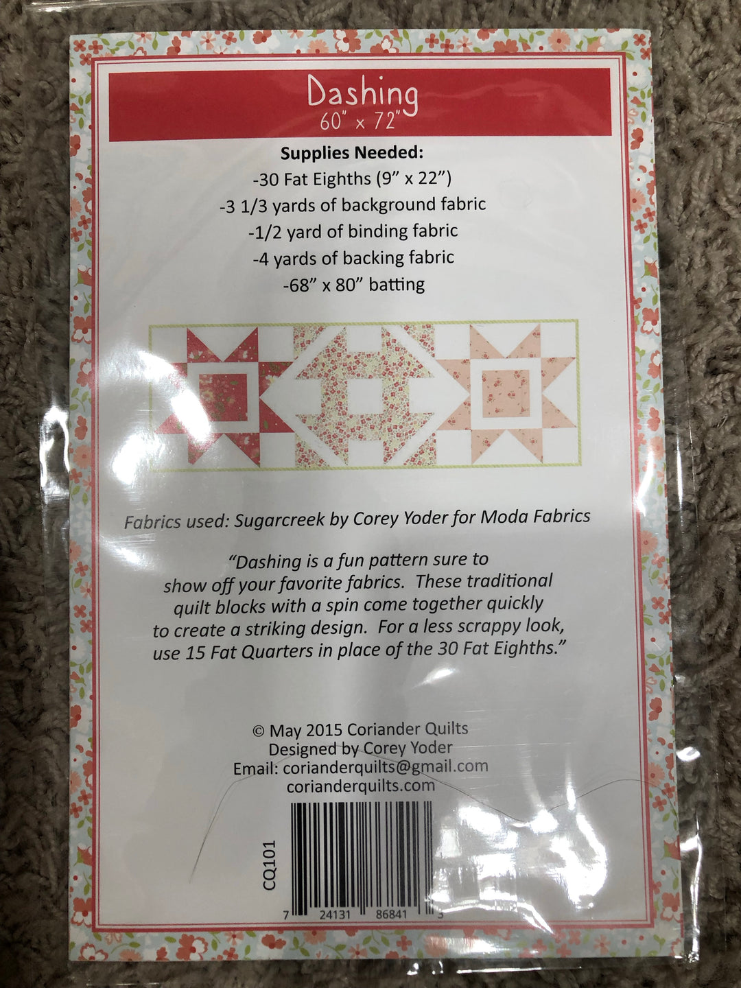 Dashing Quilt Pattern