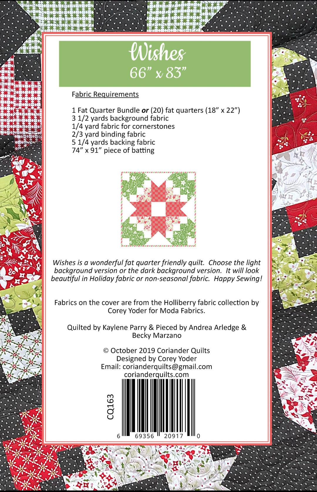 Wishes Quilt Pattern