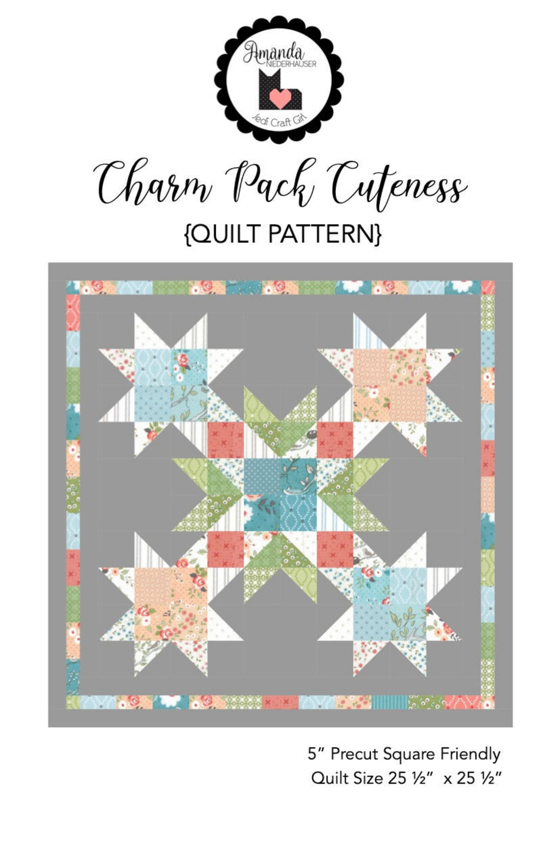 Charm Pack Cuteness Quilt Pattern