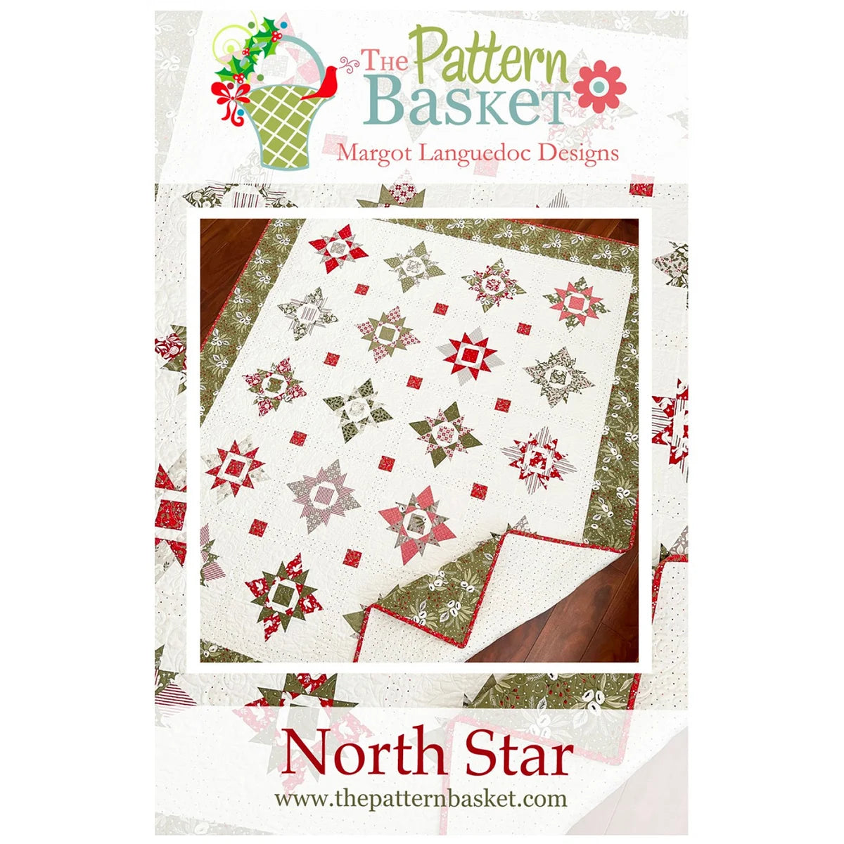 North Star Quilt Pattern - The Pattern Basket