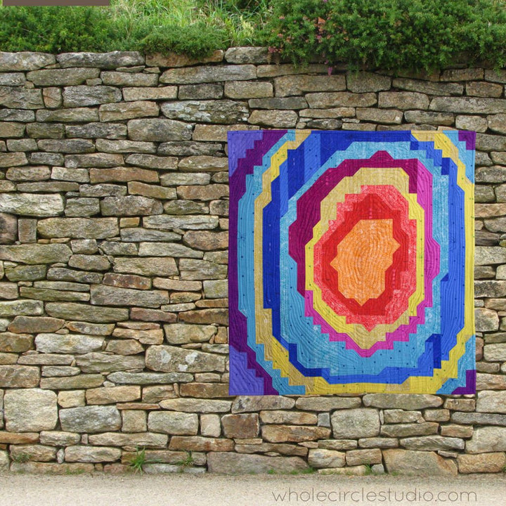 Stone Slice Quilt Pattern - Whole Circle Studio