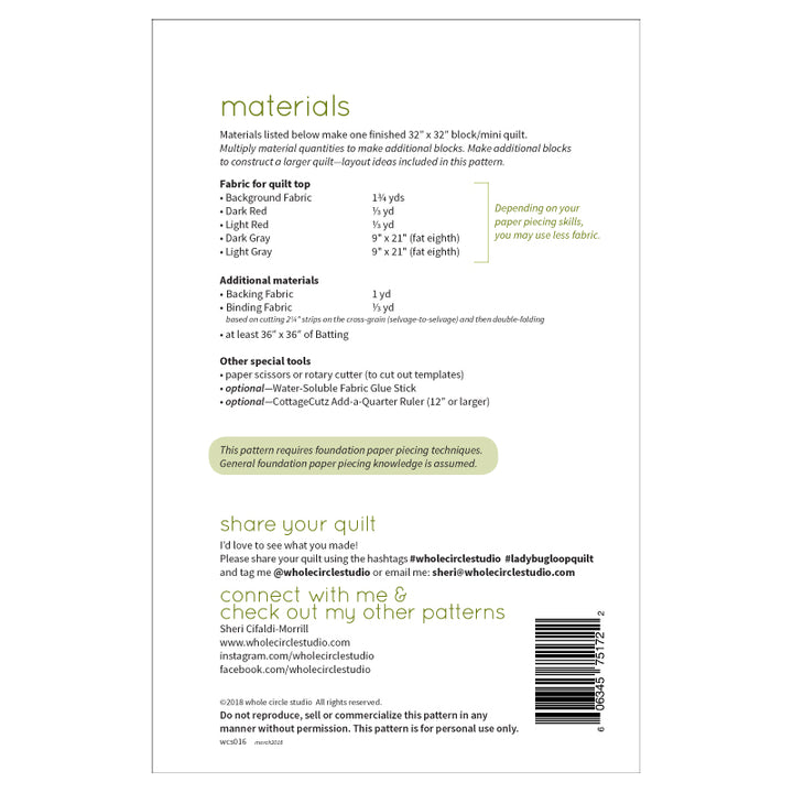 Ladybug Loop - Whole Circle Studio