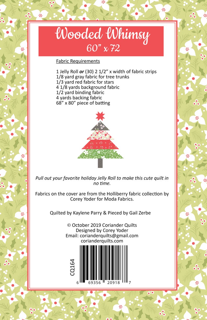 Wooded Whimsy Quilt Pattern